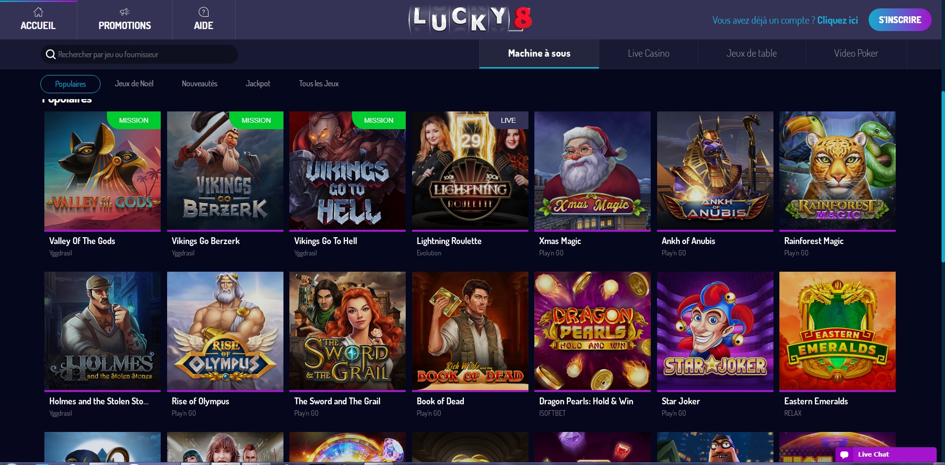 lucky8 casino revue